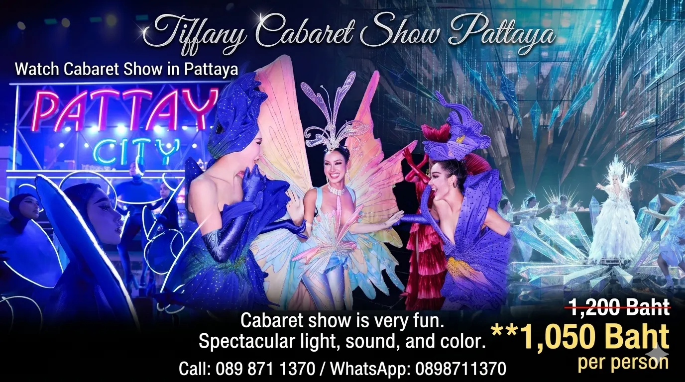 Happy with Tiffany Cabret Show Pattaya and discount ticket price